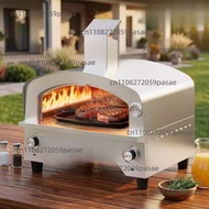 Large Gas Pizza Oven, Home-Use Oven, Classic Italian Pizza Oven, Stainless Steel