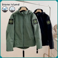 【Ready Stock】stone island jacket men windbreaker Windproof and waterproof original motorcycle jacket sport hiking jaket lelaki