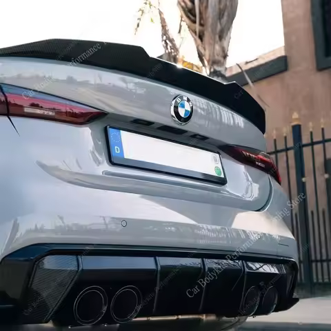 PSM Style Rear Spoiler For Bmw G22 G24 G26 G82 4 Series i4 420i 430i 430d M440i M4 Bodykit Rear Trun
