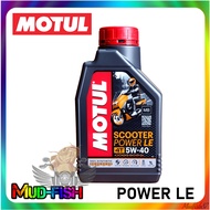 MINYAK PELINCIR MOTUL SCOOTER POWER LE 4T MB FULLY SYNTHETIC OIL 5W -40  (1L)