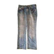 Calvin Klein Blue Faded Denim Jeans Celana Panjang Original Second Merch Japan Korea Brand Vintage R