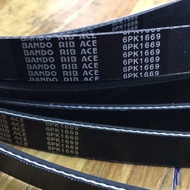 ORIGINAL BANDO FAN BELTING 6PK1669 SAGA FLX EXORA BOLD PREVE