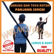150CM RATTAN TOYA PACKAGE - SILAT MAGIC - RATTAN STICK - SILAT TOYA - PENCAK SILAT TOYA - MARTIAL AR