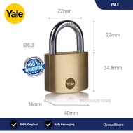 Padlock 40mm YALE Original Brass Classic 40 mm Padlock Padlock