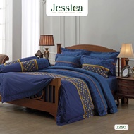 Jessica Cotton mix พิมพ์ลาย J250 ชุดเครื่องนอน ผ้าปูที่นอน ผ้าห่มนวม เจสสิก้า พิมพ์ลายได้อย่างประณีตสวยงาม