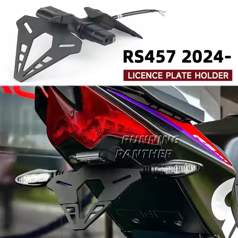 Tailstock Bracket For Aprilia RS457 2024- RS 457 rs457 Motorcycle License Plate Holder Rear Short Ta