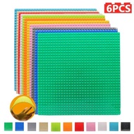 6PCS Classic Base Plates Blocks 32x32 32x16 50x50 Dots ABS Plastic Building BasePlates Bricks Assemb