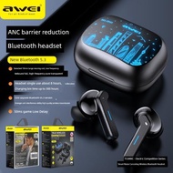 Awei T53 TWS Wireless Bluetooth Headphones ANC+ENC+Gaming
