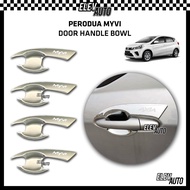 Perodua Myvi 2018 - 2021 CHROME MATTE BLACK Door Handle Door Bowl Cover Perodua Myvi Accessories 201