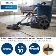 Philips PowerPro Compact Bagless vacuum cleaner 1800W - FC9350