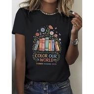 Women S 100 Casual T Shirt Bahamas Bound Sea Turtle Graphic Print Black Beach Vacation Tee with Vibr