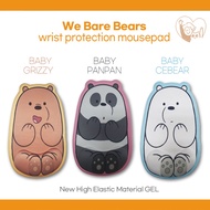 [We Bare Bears] wrist protection mousepad, baby we bear bears pad