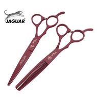 กรรไกรตัดผม (มือซ้าย) Jaguar 1คู่ ขนาด 6 นิ้ว (สีชมพู)