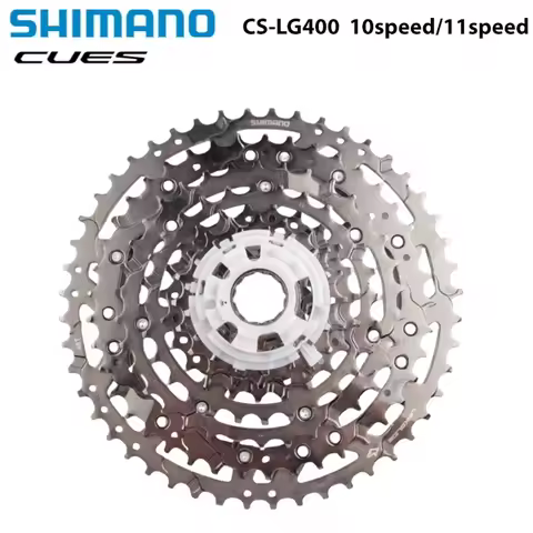 SHIMANO CUES Cassette LG400 10Speed 11-39T 11-43T 11-48T 11Speed 11-45T 11-50T Linkglide For MTB Mou