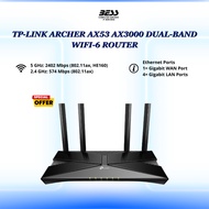 TP-LINK ARCHER AX53 AX3000 DUAL-BAND WIFI-6 ROUTER
