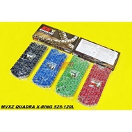 EK Chain Chain MVXZ 525-120L CBR 600RR GSX 600 750 ZX10R Z1000 Z900 R6 MV Agusta Ducati