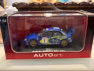 剩一 Autoart Subaru Impreza Wrc rally 2003 1:64