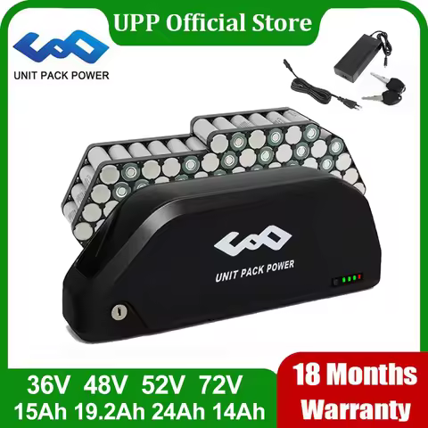 Polly EBike Battery 52V 48V 36V 20Ah 19.2Ah 17Ah 15Ah 13Ah 18650 21700 Cell for 250-1500W Bafang Voi