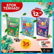 COMBO BUKU BIJAK ABC + BIJAK NOMBOR + BIJAK ABC KAMUS BERGAMBAR (Free Pencil Holder)