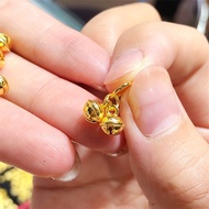 916 Gold Pendant Bell Bracelet Bracelet Pendant Female Lucky Bell Gold Pendant 916