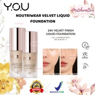 ️MATCHA ️YOU Noutriwear VELVET LIQUID FOUNDATION - FULL COVERAGE FOUNDATION