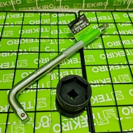 MATA CVT Shock Wrench Bit Package 39 x 41 mm + Offset L Socket Handle 1/2 Inch Tekiro Double Socket/
