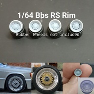 1/64 Resin BBS RS BBS super RS Rim Only for Hot wheels JDM