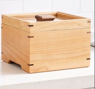 防濕防蟲楓木實木收納米桶米缸Wooden Box(5kg)