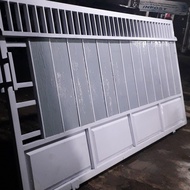 folding gate besi galvalum