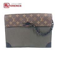 LOUIS VUITTONFH3210 Taiga Monogram Pochette Steamer 手拿包