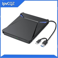 USB 3.0 Type-C External DVD Drive Portable CD/DVD Burner for Laptop Desktop  PC