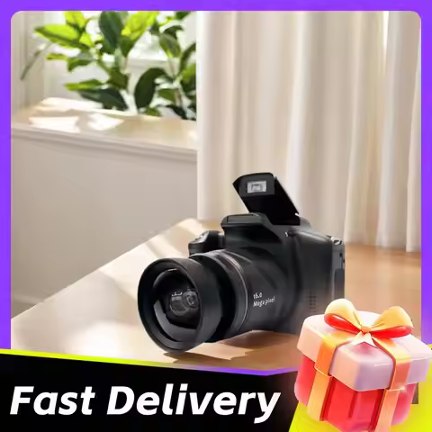 16MP Digital Camera with 2.4 Inch LCD Screen Camcorder 16X Digital Zoom Video Recorder for Photograp