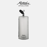 Matador® Packable Water 1L Bottle with BPA-free + PVC-free | 1 Liter, Integrated Straw, Folds Flat