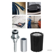 Kiki Pressure Washer Adapter Set M22 14mm or M22 15mm to 3 8 Inch Quick Connect Pressure Washer Hose Fittings