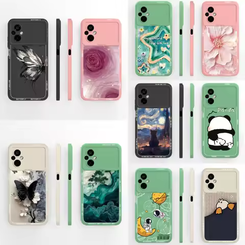 For Poco M5S M5 Case Exquisite Fundas Soft Liquid Silicone Premium Phone Houing For Xiaomi Poco M 5 