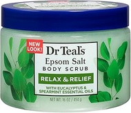 Epson Salt Body Scrub - Exfoliate & Renew with Eucalyptus & Spearmint (16 Ounces)