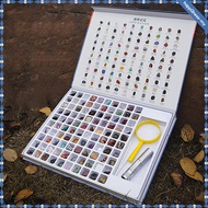 [Happi2nessMY] 100Pcs/Box Geology  for  Sheet  Gems Collection Geology Educational Kit for Classroom