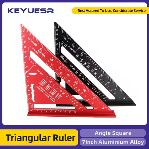 Triangle Ruler 90 Deg. Angle Meter 7 Inch Triangular Ruler Try Square Triangular Square Triangle Joi