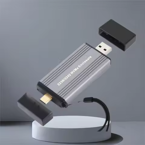 2230 2242 NVME SSD Enclosure M2 SSD Case USB A USB C to M.2 NVME Adapter USB3.2 Gen2 10G External Bo