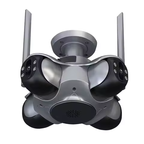 B24B 4MP HD Wireless Wifi IP Camera Four Screens Outdoor PTZ Four Lens Human Auto Tracking Video Sur