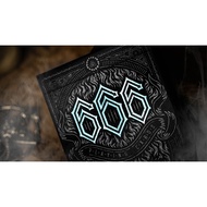666 V4 (Cyan) Playing Cards by Riffle Shuffle CARDS666_V4CYAN