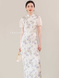 TANSSHOP - CHEONGSAM DRESS รุ่น BLOSSOM #DC1847