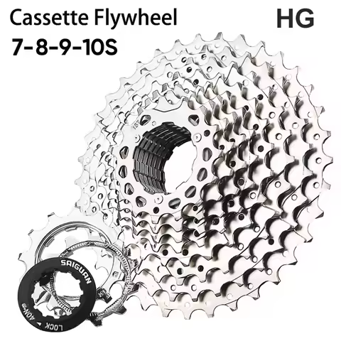Bicycle Cassette 7s 8s 9s 10speed 11-32T HG Freewheel Bike Sprocket Compatible with Shimano Sram HG 