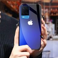 HP GK371 (OPPO A54) OPPO A54 Glass Softcase - OPPO A54 Case - Casing OPPO A54hp - Latest A54 Phone C