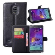 【商務系列】三星 Galaxy Note4 Note 4 N910U 荔枝紋 插卡 錢包 支架 磁扣 皮套 防摔 保護套