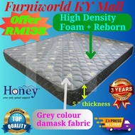 Honey Reborn Mattress Single size tilam 5" thick{3 years warranty}