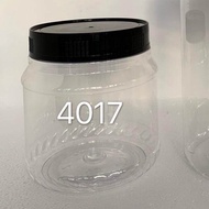 Balang kosong /Balang Kuih Plastik Pet container/Balang Biskut 红盖饼罐 NCI - 4017 40pcs