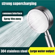 SUS 304 Stainless Steel 3in1 Shower Head Set High Pressure Shower with Hose Bathroom Shower Set