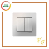 Schneider Electric Vivace 16A 4 Gang 2 Way Switch (cupex)