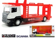 Scania Truck Car Carrier Trailer Transporter DieCast Model Toys for Kids